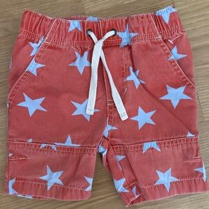Baby Boden Red Star-Print Shorts 12m